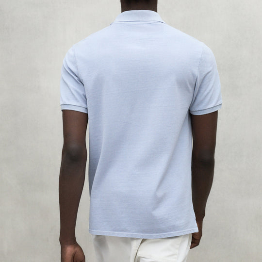 ECOALF DUSTY BLUE TEDAN POLO FOR MEN