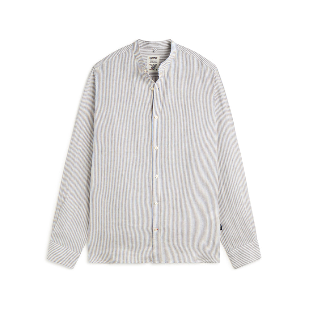 ECOALF WHITE/GREY DAVID SHIRT FOR MEN