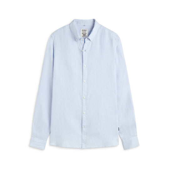 ECOALF SKY BLUE MALIBU SHIRT FOR MEN
