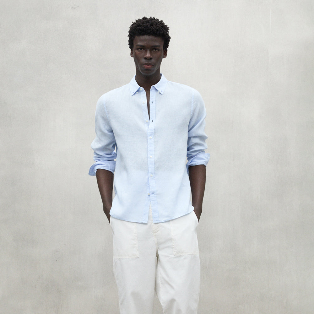 ECOALF SKY BLUE MALIBU SHIRT FOR MEN