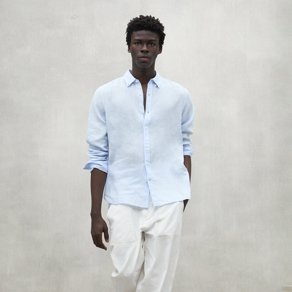 ECOALF SKY BLUE MALIBU SHIRT FOR MEN