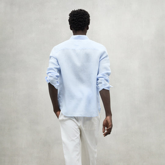 ECOALF SKY BLUE MALIBU SHIRT FOR MEN