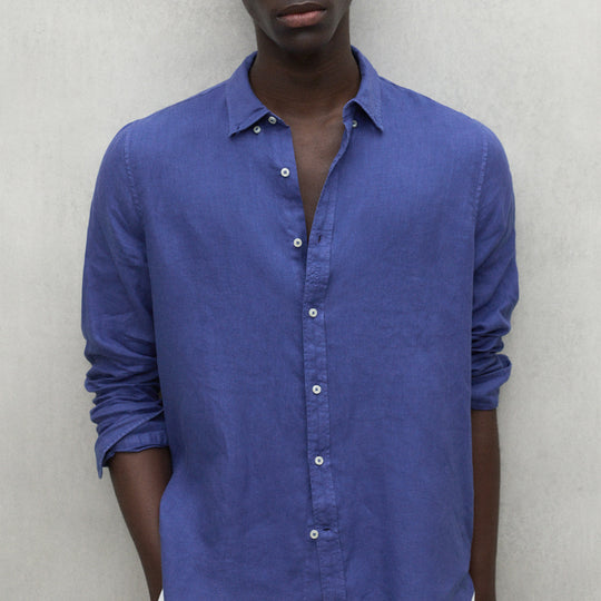 ECOALF INK BLUE MALIBU SHIRT FOR MEN