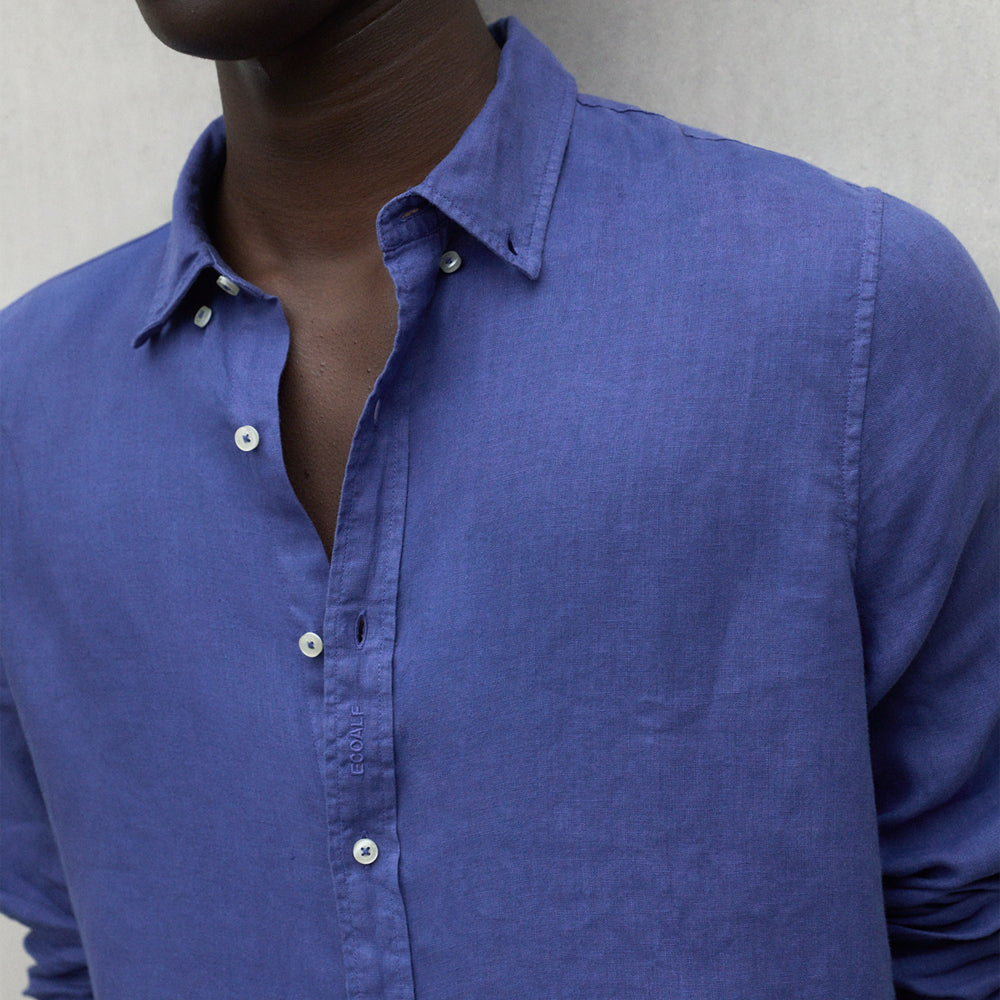 ECOALF INK BLUE MALIBU SHIRT FOR MEN