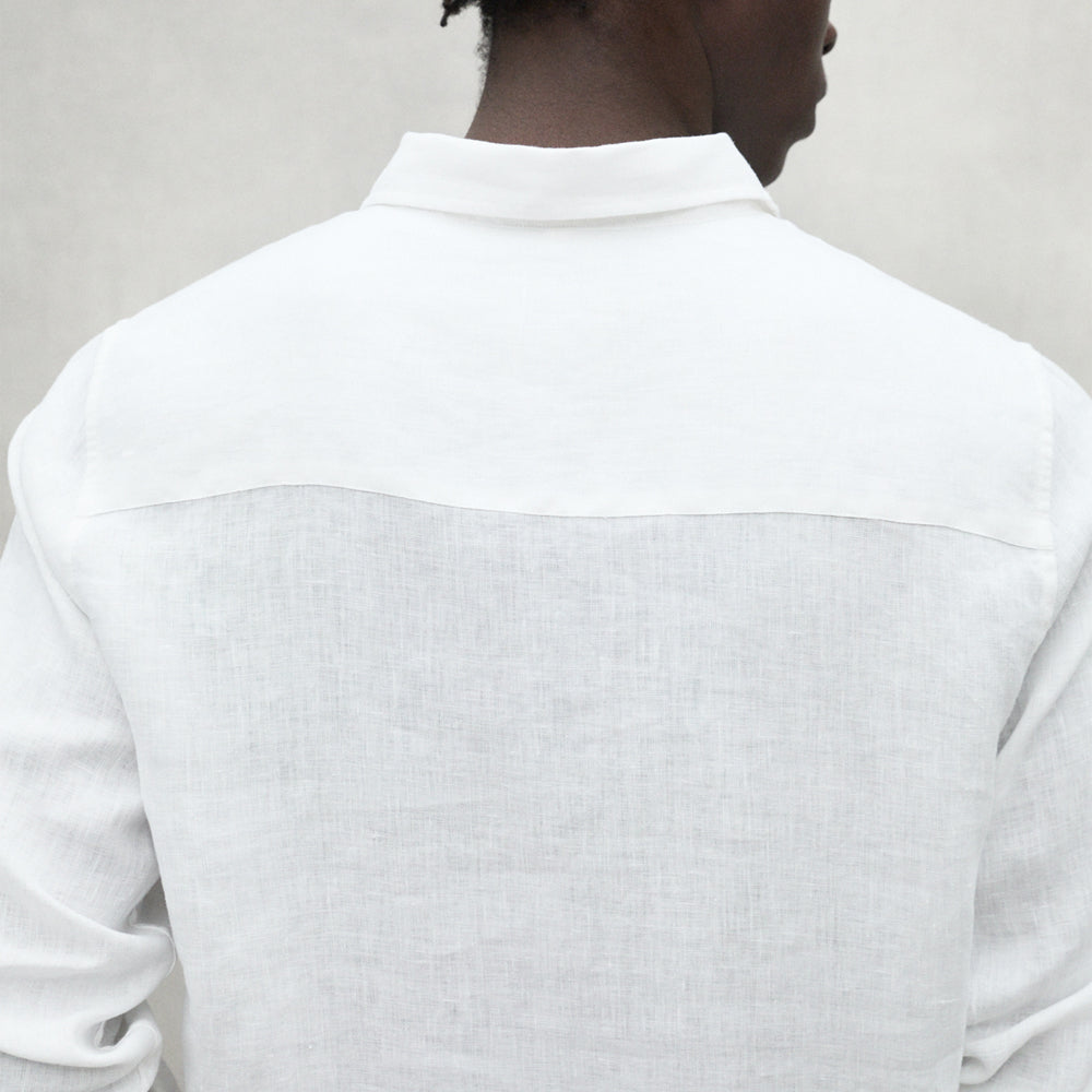 ECOALF WHITE POLINO SHIRT FOR MEN