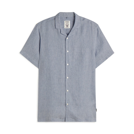 ECOALF WHITE/NAVY SUTAR SHIRT FOR MEN - MYHOLDAL LEBANON