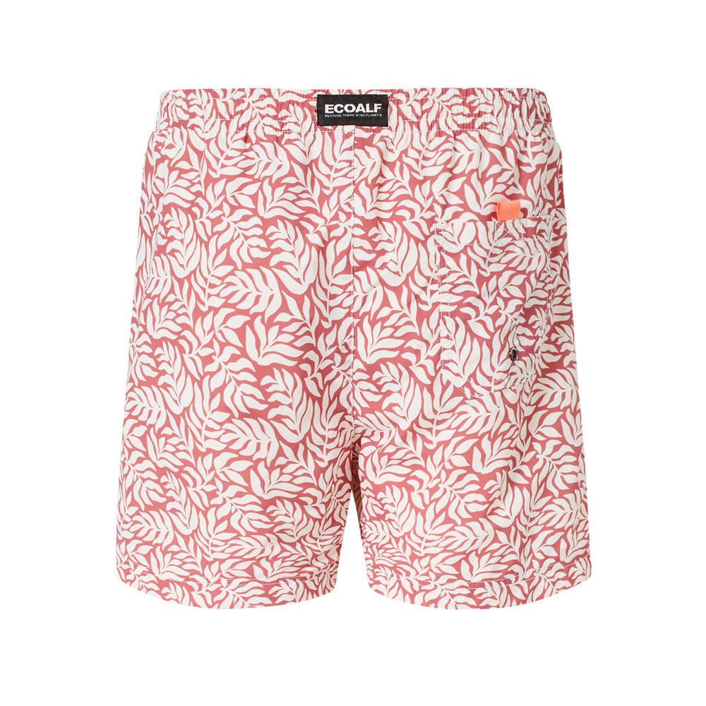ECOALF RED LEAVES PRINT BEQUIA SWIMSUIT FOR MEN - MYHOLDAL LEBANON