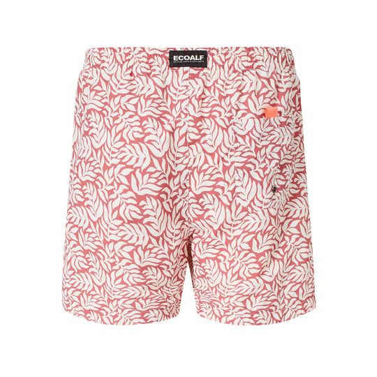 ECOALF RED LEAVES PRINT BEQUIA SWIMSUIT FOR MEN - MYHOLDAL LEBANON