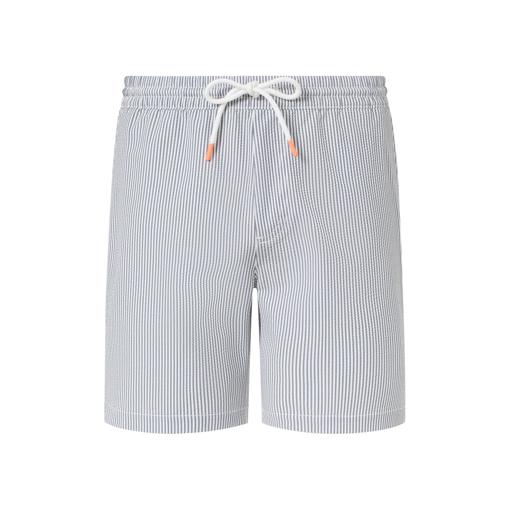 ECOALF BLUE STRIPES PRINT OYAMBRE SWIMSUIT FOR MEN