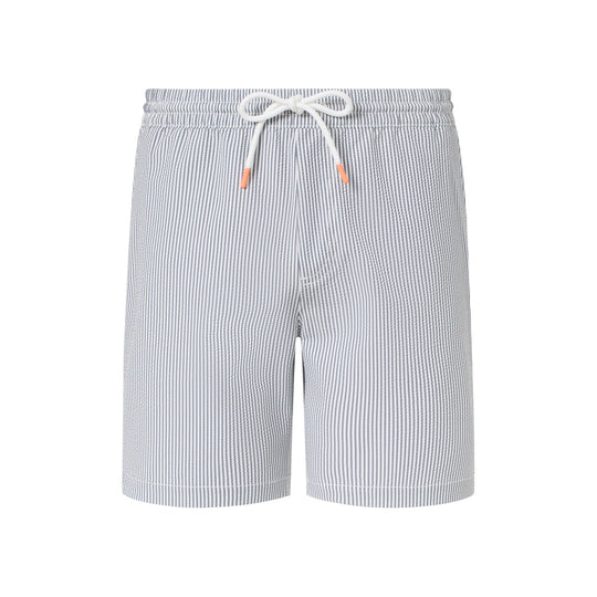 ECOALF BLUE STRIPES PRINT OYAMBRE SWIMSUIT FOR MEN