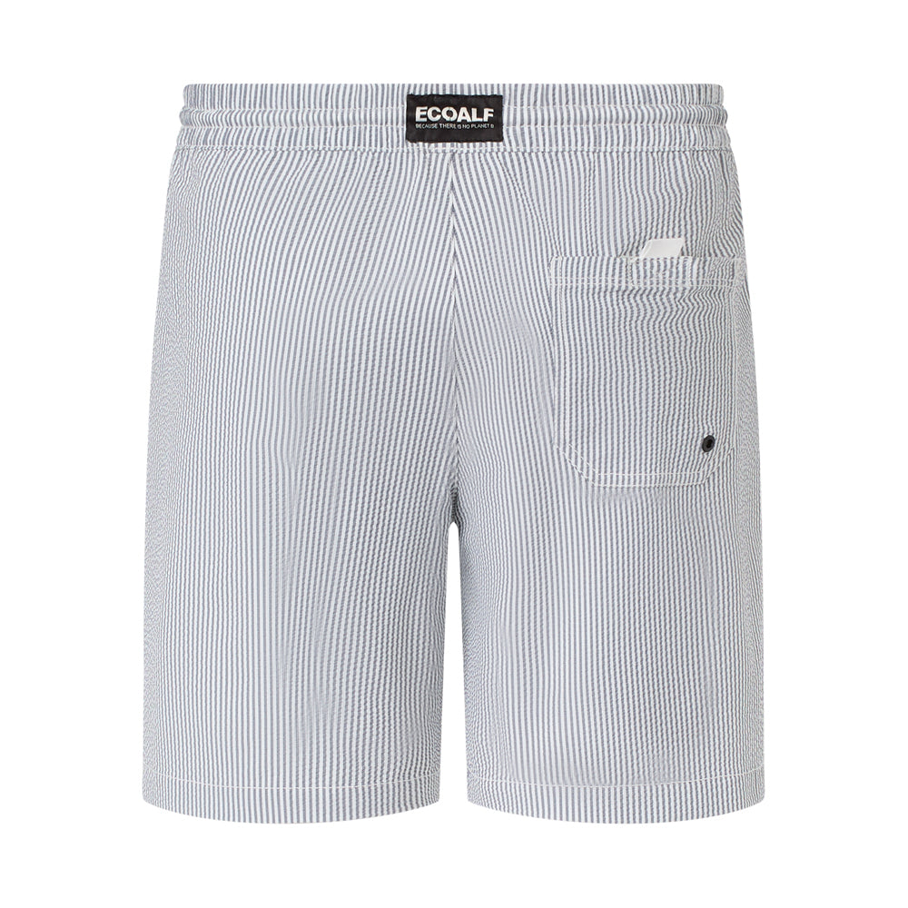 ECOALF BLUE STRIPES PRINT OYAMBRE SWIMSUIT FOR MEN