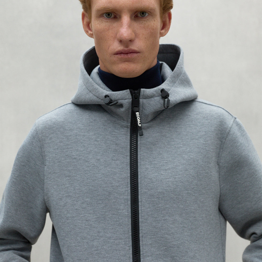 ECOALF GREY MELANGE AGADIR SWEATSHIRT FOR MEN