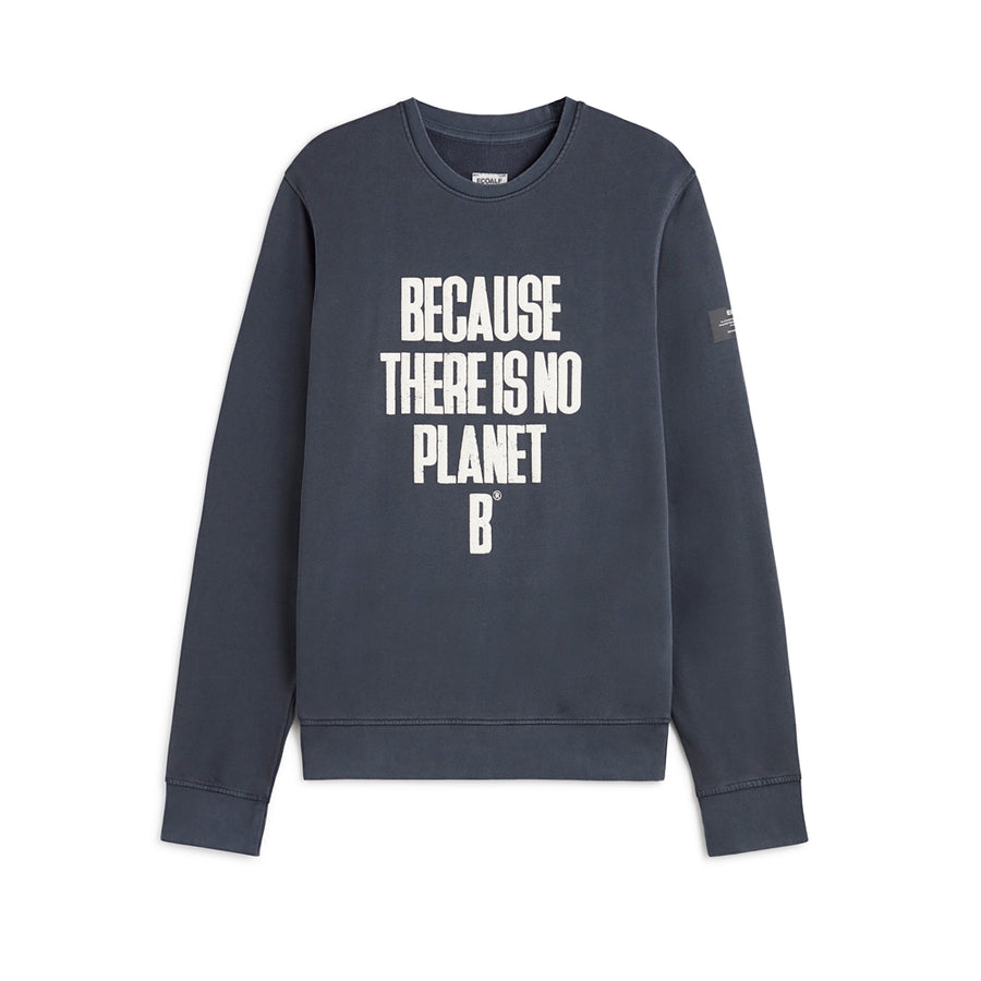 ECOALF STEEL BLUE BARDER SWEATSHIRT FOR MEN