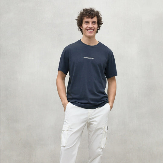 ECOALF DEEP NAVY ALMERA T-SHIRT FOR MEN