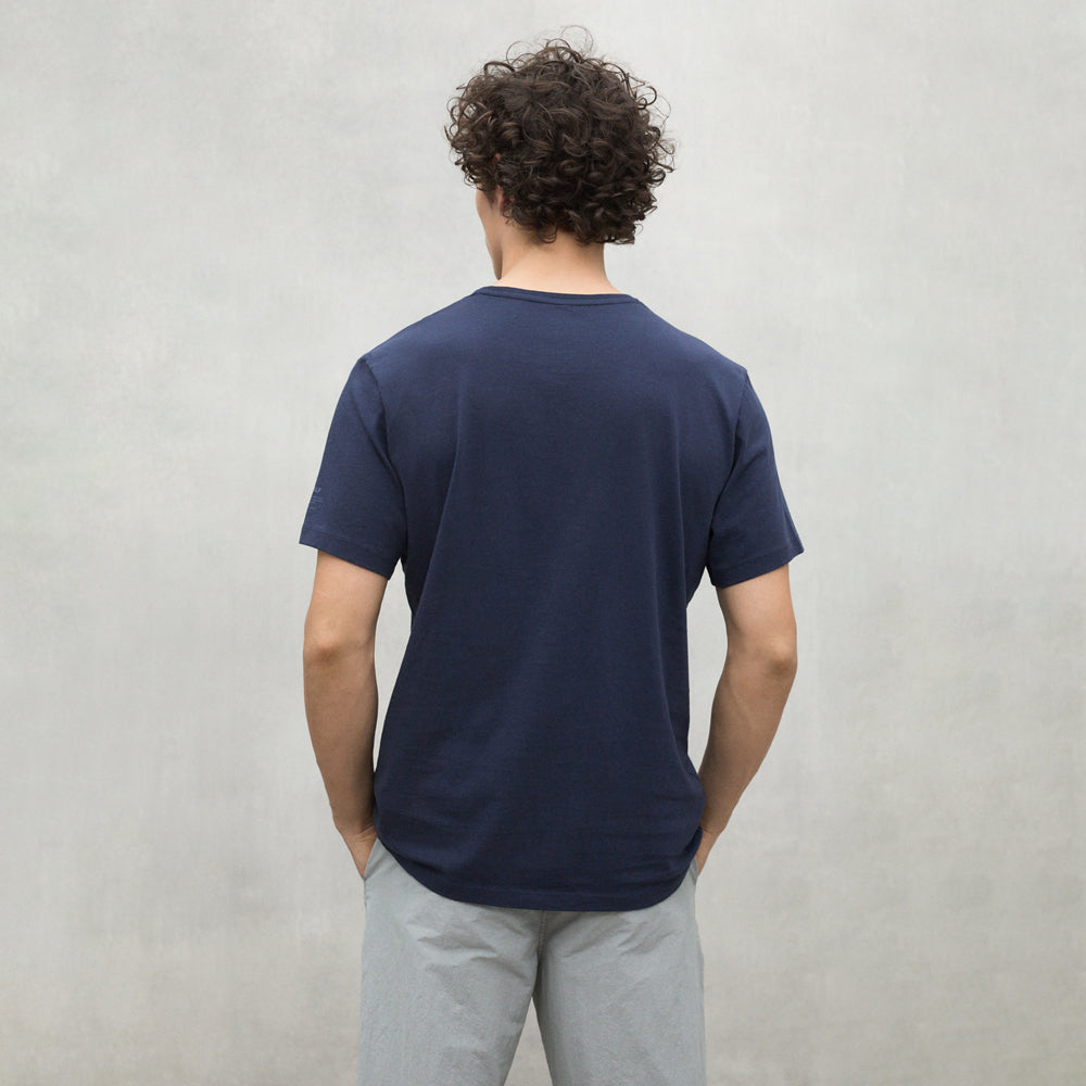 ECOALF DEEP NAVY ALMERA T-SHIRT FOR MEN