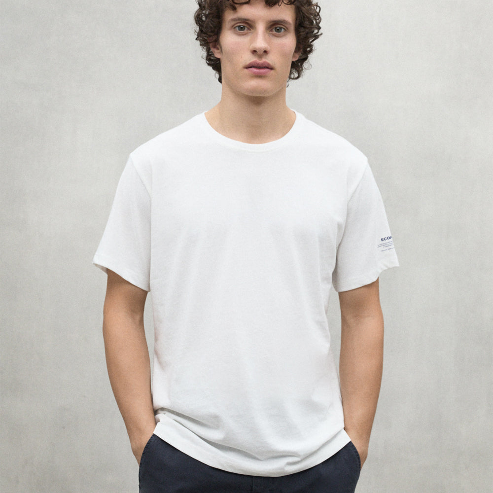 ECOALF WHITE CHESTER T-SHIRT FOR MEN - MYHOLDAL LEBANON