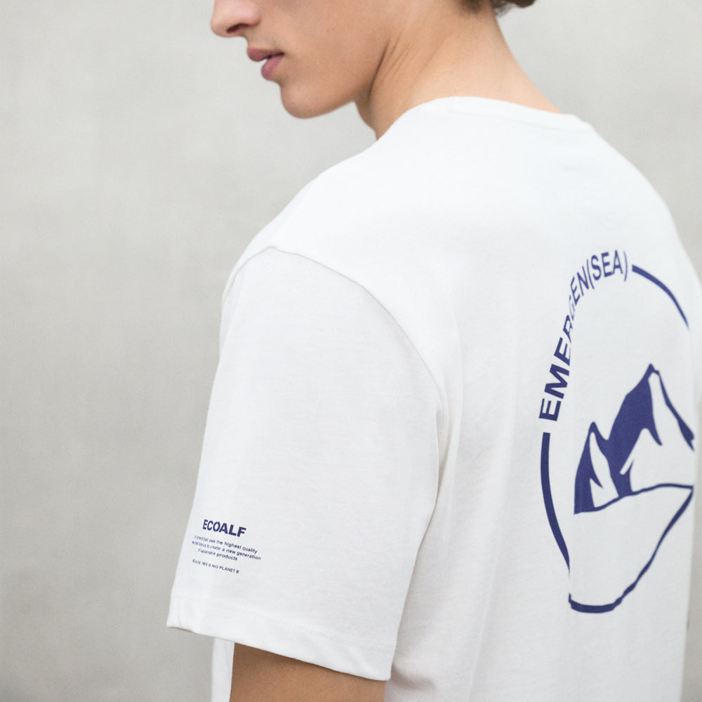 ECOALF WHITE CHESTER T-SHIRT FOR MEN - MYHOLDAL LEBANON