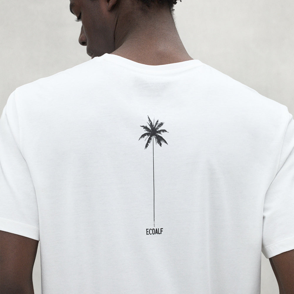ECOALF WHITE LIMBE T-SHIRT FOR MEN