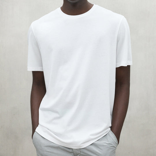 ECOALF WHITE LIMBE T-SHIRT FOR MEN
