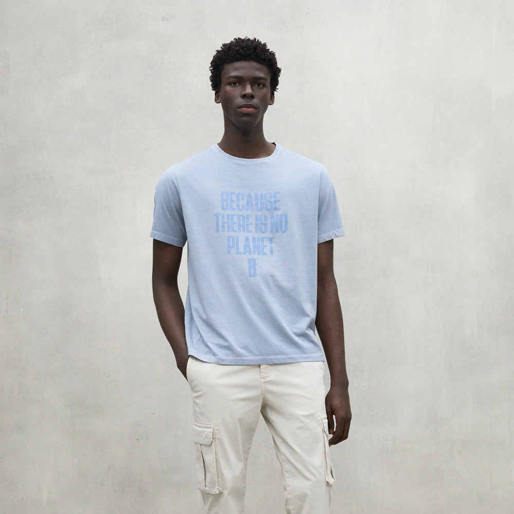 ECOALF DUSTY BLUE MIN T-SHIRT FOR MEN