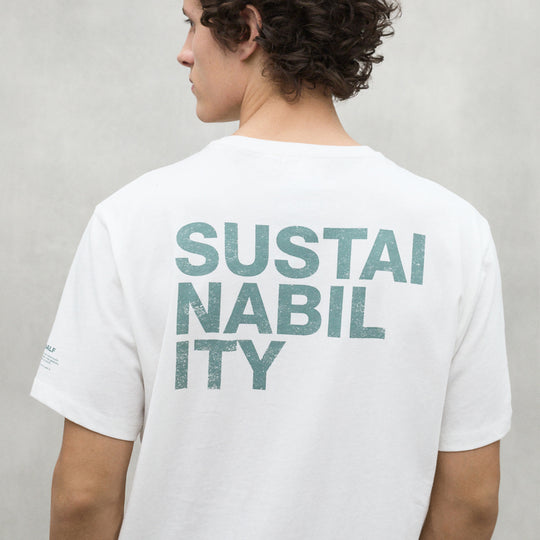 ECOALF WHITE SUSTANO T-SHIRT FOR MEN