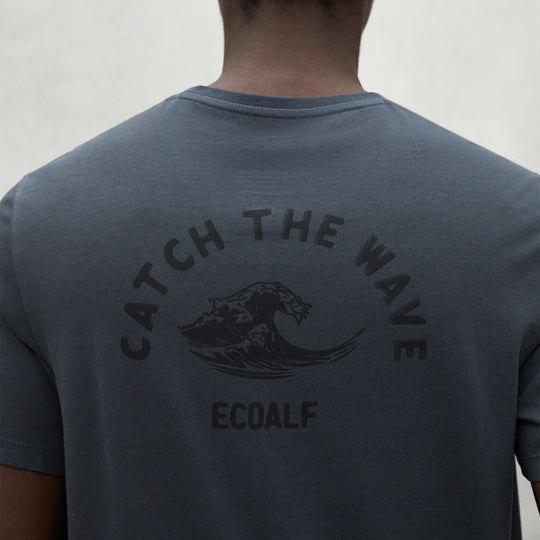ECOALF DARK INDIGO TIMBU T- SHIRT FOR MEN