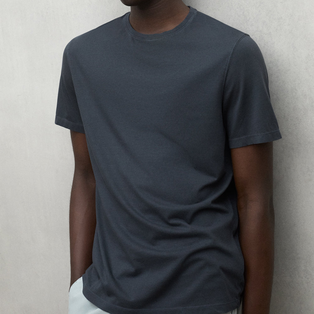 ECOALF DARK INDIGO TIMBU T- SHIRT FOR MEN