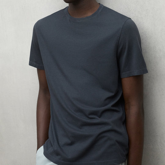 ECOALF DARK INDIGO TIMBU T- SHIRT FOR MEN