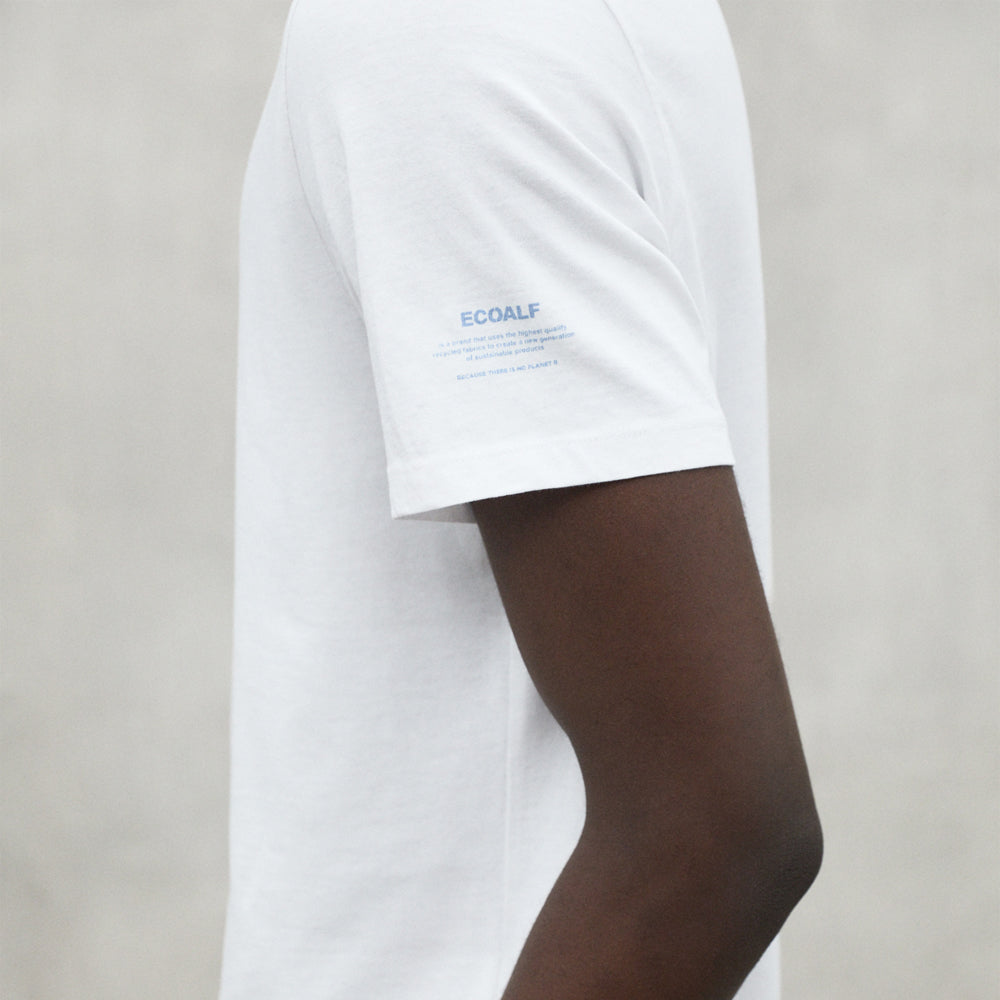 ECOALF WHITE VENT T-SHIRT FOR MEN