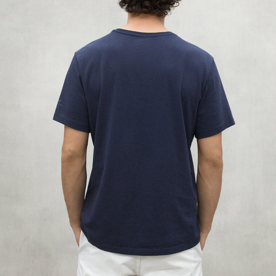 ECOALF DEEP NAVY VENT T-SHIRT FOR MEN