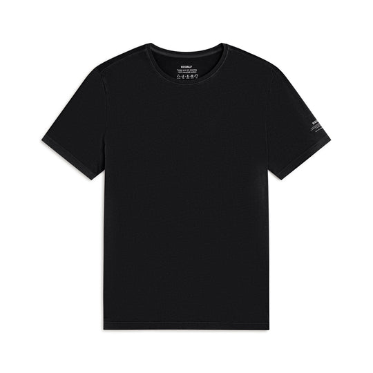ECOALF BLACK VENT T-SHIRT FOR MEN