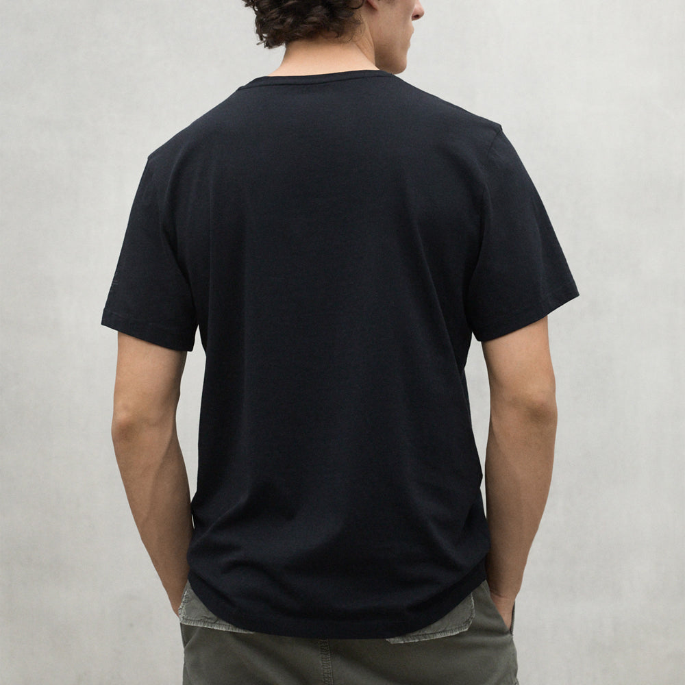 ECOALF BLACK VENT T-SHIRT FOR MEN