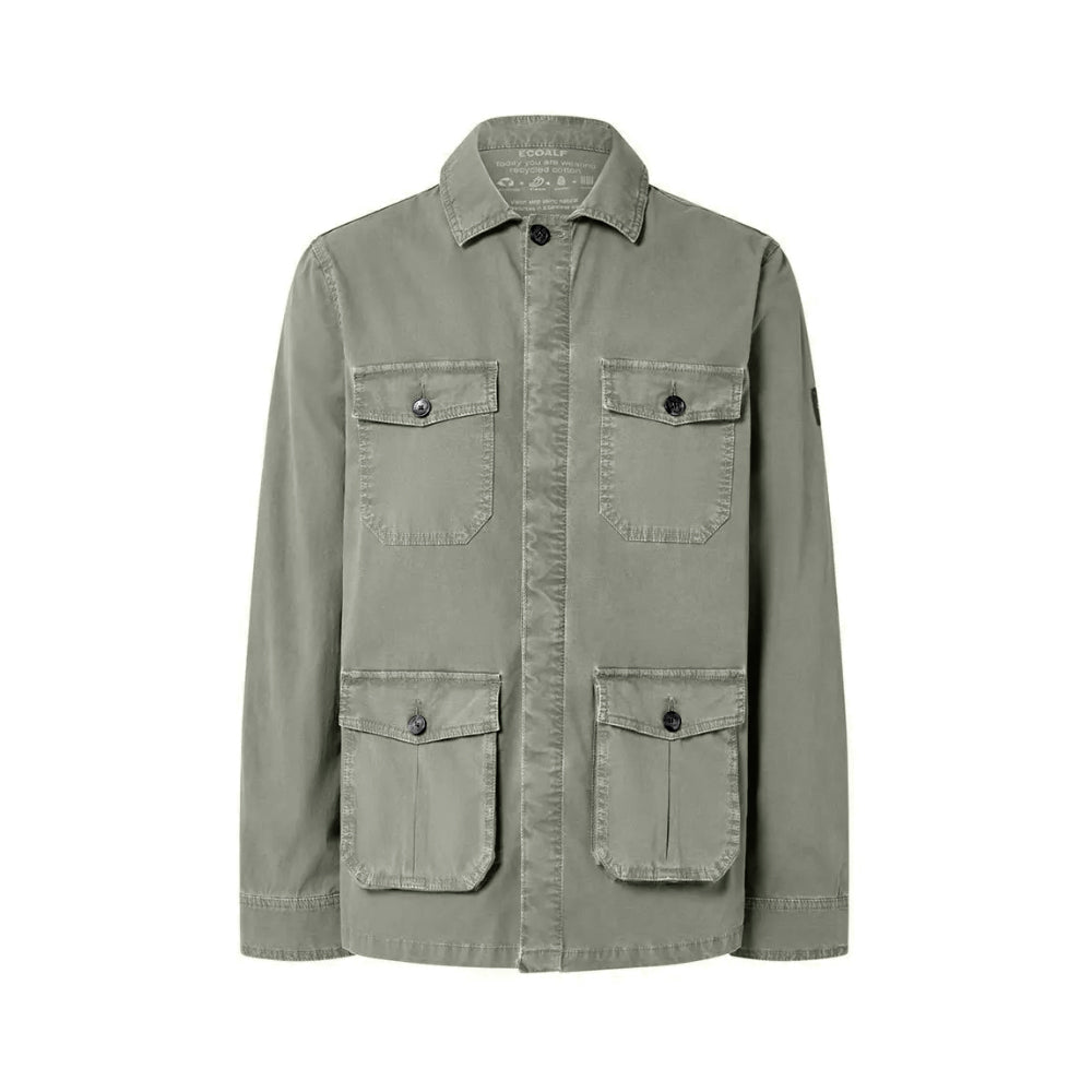 ECOALF OLIVE SAHARA JACKET FOR MEN