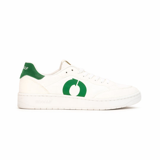 ECOALF OFF-WHITE/GREEN DEIA SNEAKERS FOR MEN
