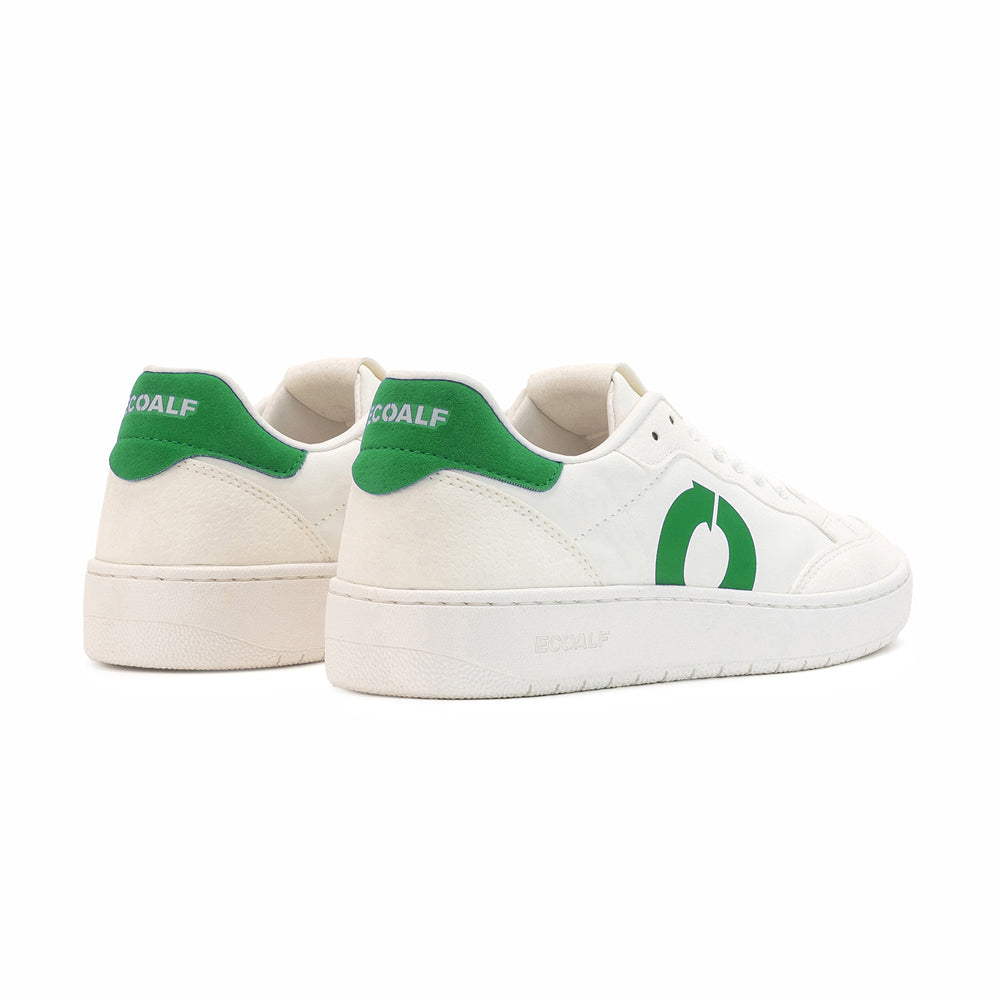 ECOALF OFF-WHITE/GREEN DEIA SNEAKERS FOR MEN