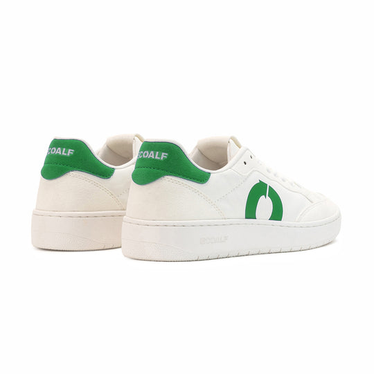 ECOALF OFF-WHITE/GREEN DEIA SNEAKERS FOR MEN