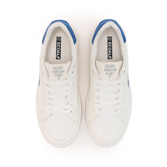 ECOALF OFF-WHITE/BLUE DEIA SNEAKERS FOR MEN