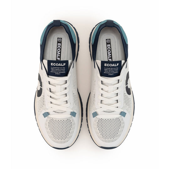 ECOALF OFF-WHITE/BLUE MUMBAI SNEAKERS FOR MEN