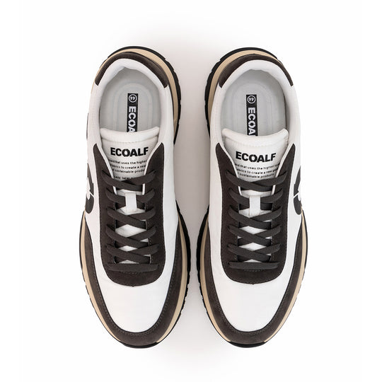 ECOALF BROWN & WHITE VENTURA SNEAKERS FOR MEN