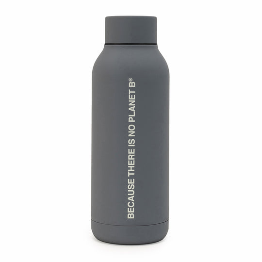 ECOALF DARK GREY BRONSON STAINLESS STEEL BOTTLE