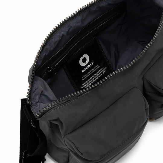 ECOALF BLACK DANI CROSSBODY BAG FOR WOMEN