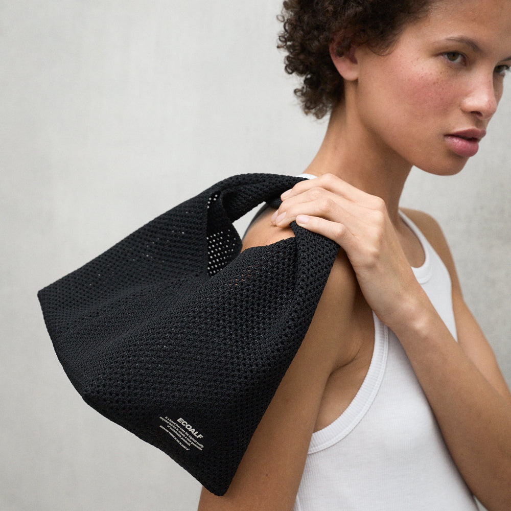 ECOALF BLACK TIKA MINI BAG FOR WOMEN