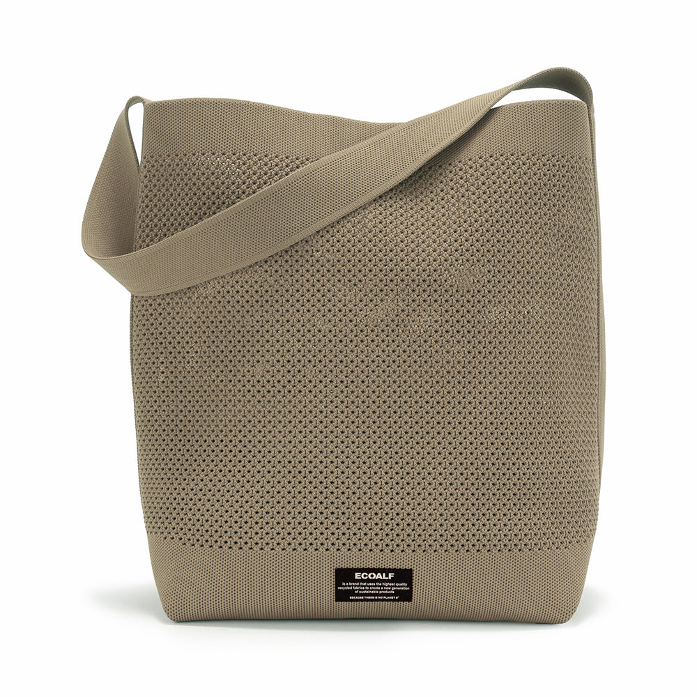 ECOALF TAUPE TIKA BUCKET BAG FOR WOMEN