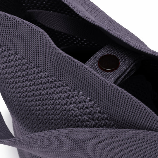 ECOALF DARK GREY TIKA BUCKET BAG FOR WOMEN