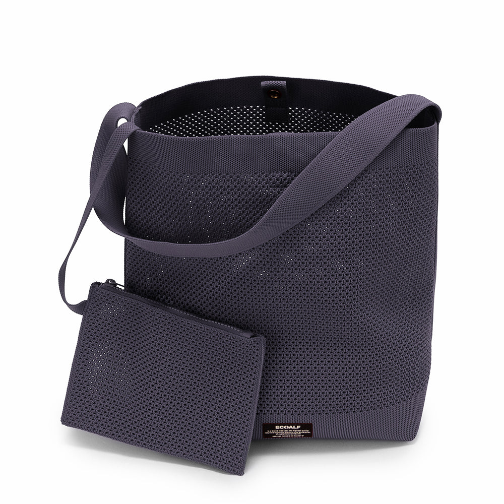 ECOALF DARK GREY TIKA BUCKET BAG FOR WOMEN