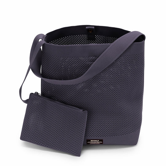 ECOALF DARK GREY TIKA BUCKET BAG FOR WOMEN