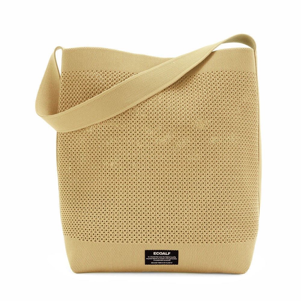 ECOALF MUSTARD TIKA BUCKET BAG FOR WOMEN