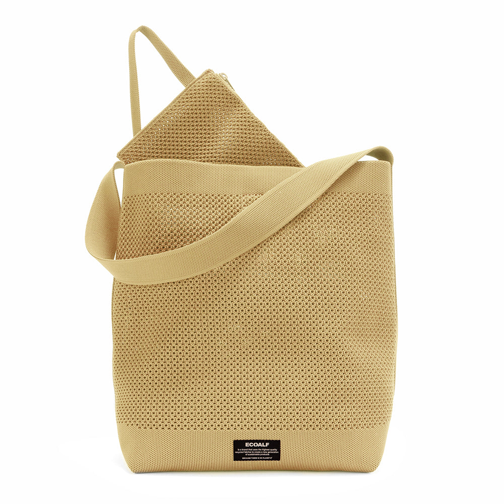 ECOALF MUSTARD TIKA BUCKET BAG FOR WOMEN