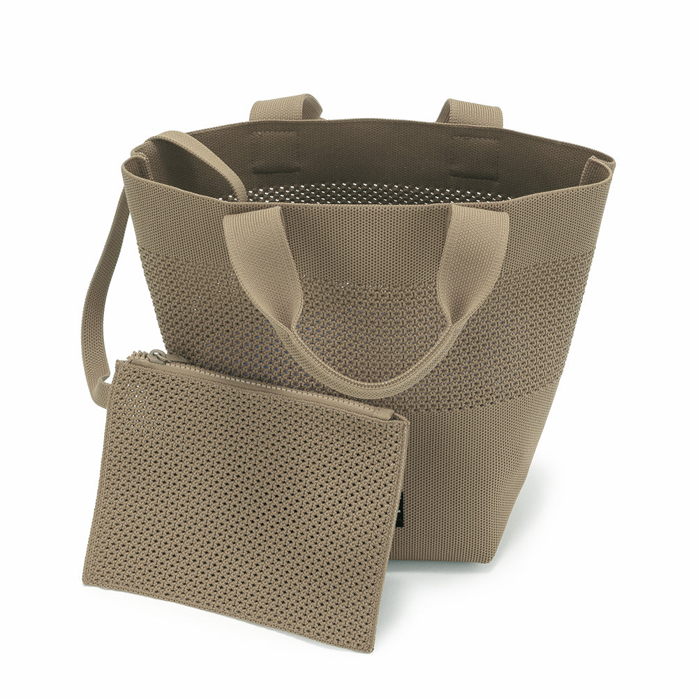 ECOALF TAUPE TIKA MINI BUCKET BAG FOR WOMEN