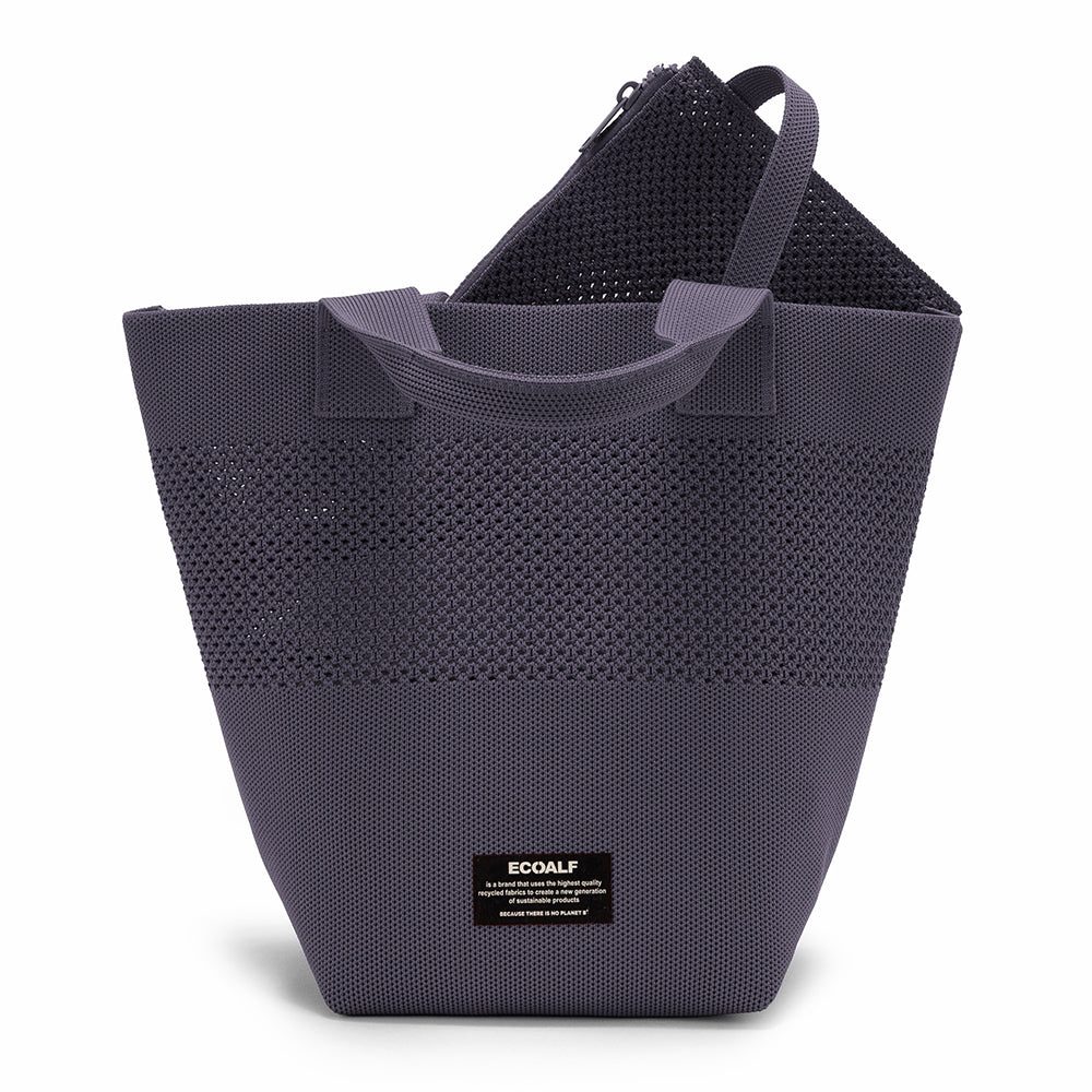 ECOALF DARK GREY TIKA MINI BUCKET BAG FOR WOMEN